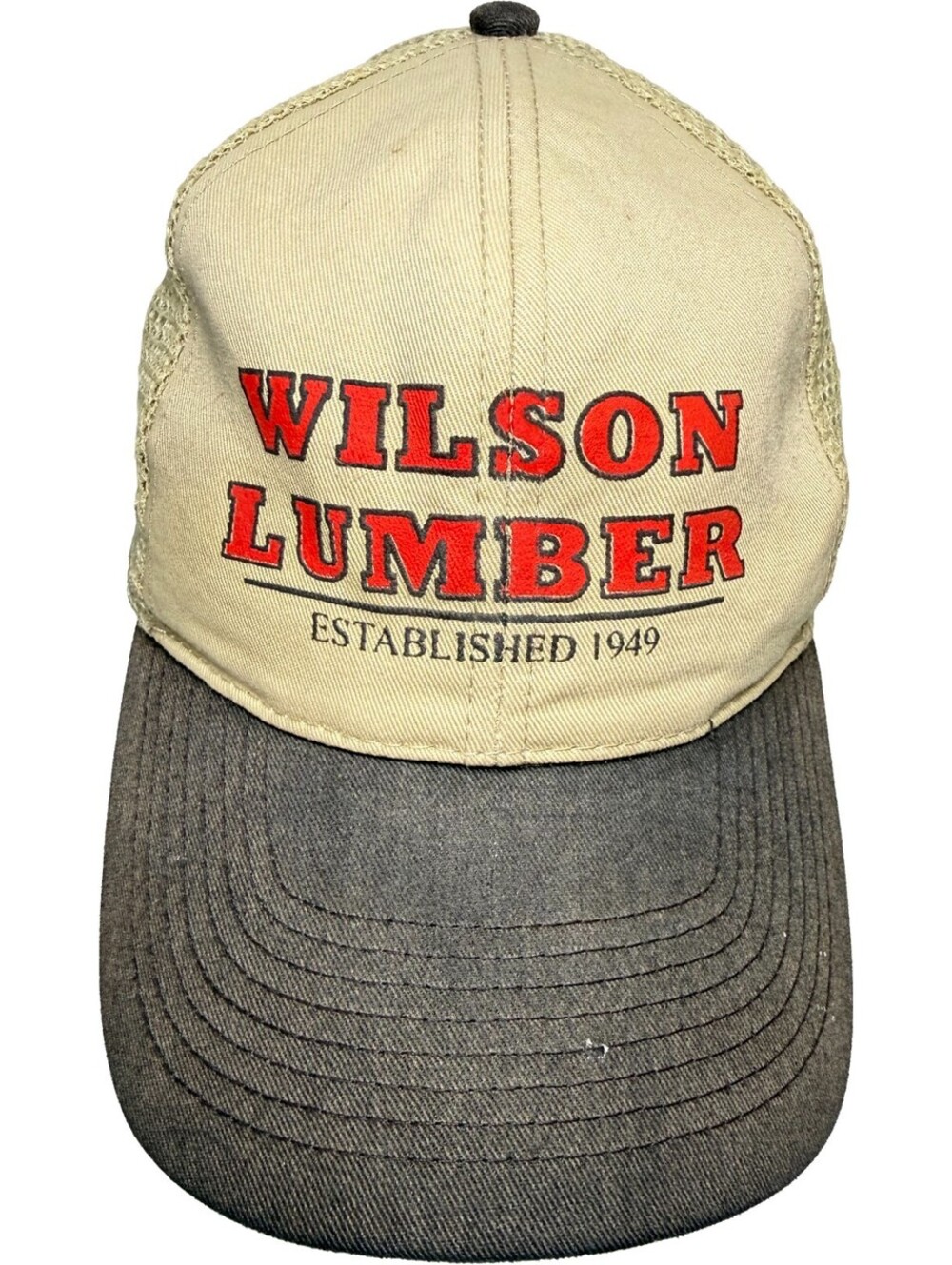 Vintage Wilson Lumber Established 1949 Trucker Hat Huntsville AL Snapback Cap